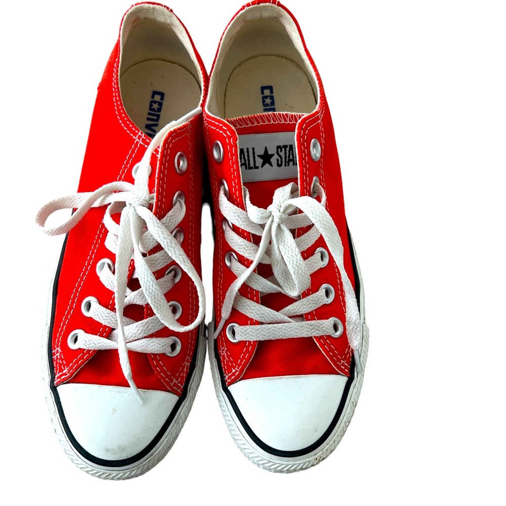 Orange Converse All Stars